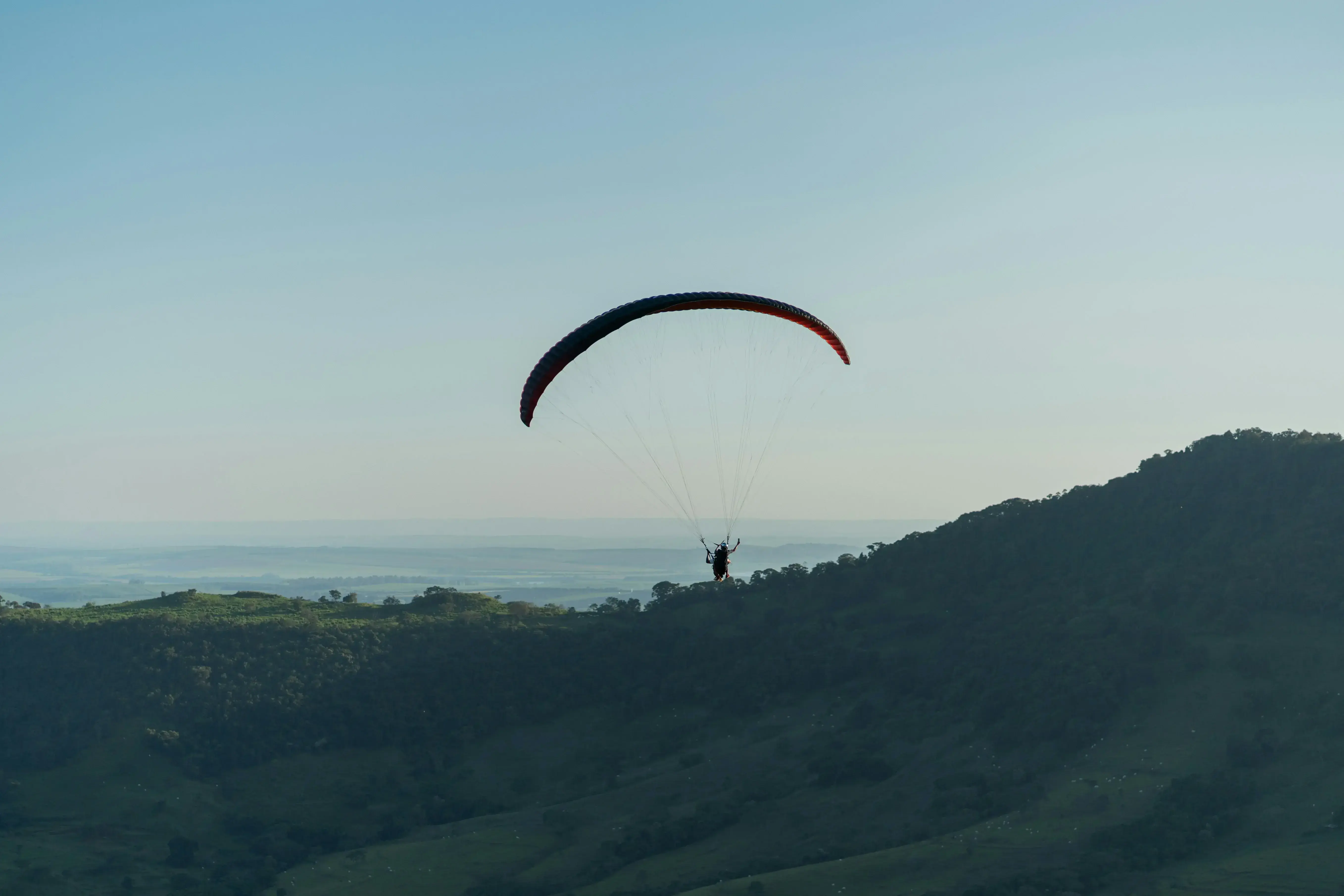 Paragliding in Nepal in Kathmandu